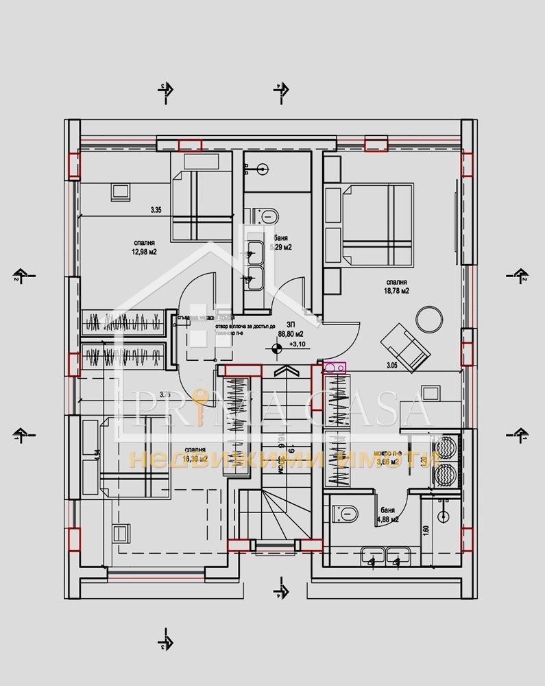 Продава КЪЩА, с. Марково, област Пловдив, снимка 4 - Къщи - 54210197