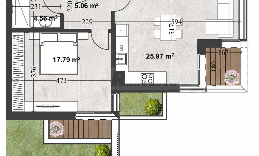 Продава 2-СТАЕН, гр. София, Кръстова вада, снимка 3 - Апартаменти - 55478641