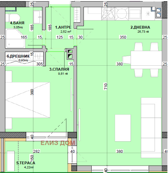 Продава 2-СТАЕН, гр. Варна, Виница, снимка 10 - Апартаменти - 52331589