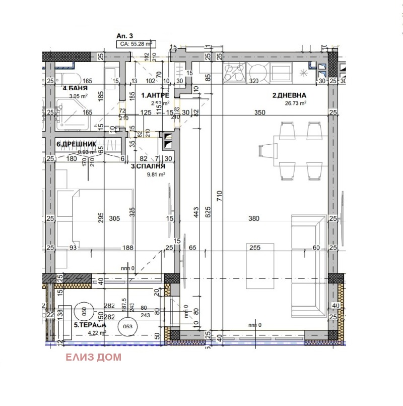 Продава 2-СТАЕН, гр. Варна, Виница, снимка 10 - Апартаменти - 52331589