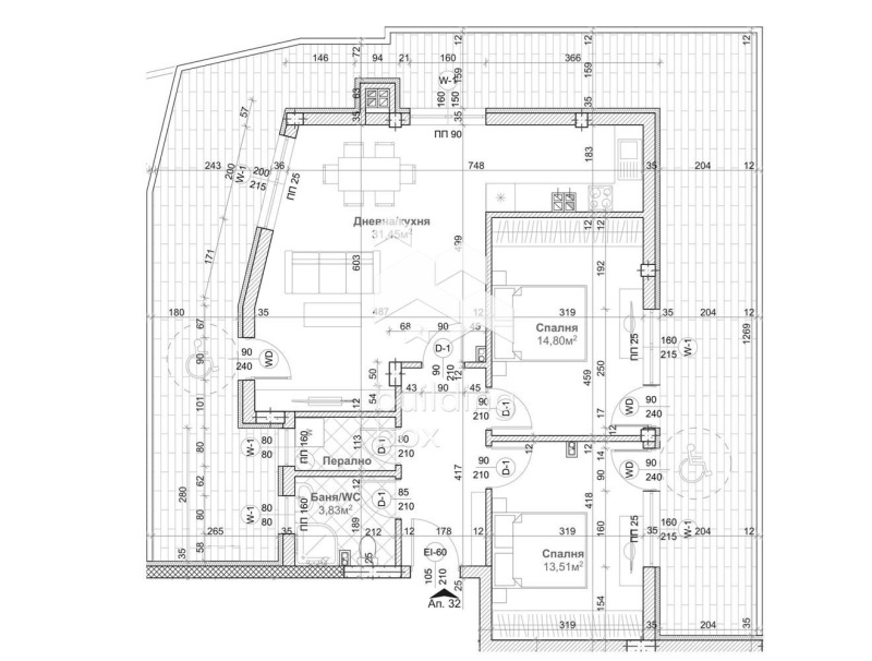 Продава 3-СТАЕН, гр. Варна, м-т Сотира, снимка 2 - Aпартаменти - 47714306