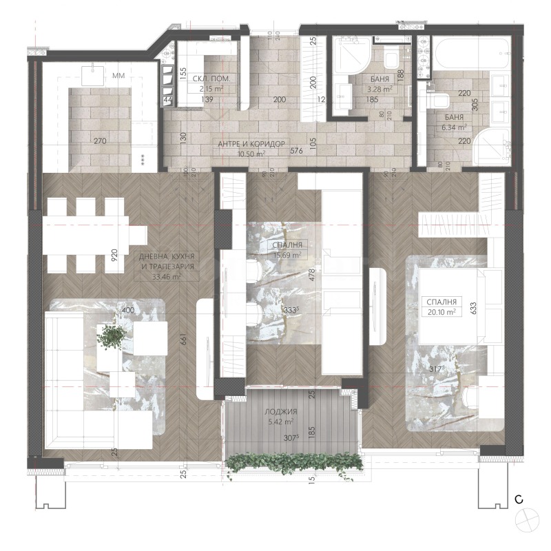 Продава 3-СТАЕН, гр. София, Младост 3, снимка 4 - Апартаменти - 52526871