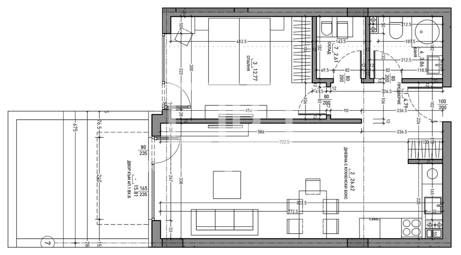 Продава 2-СТАЕН, гр. София, Малинова долина, снимка 5 - Апартаменти - 55188111