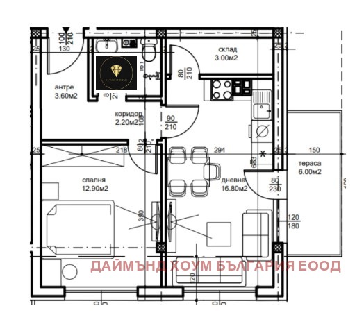 Te koop  1 slaapkamer Plovdiv , Belomorski , 64 m² | 15198300 - afbeelding [2]