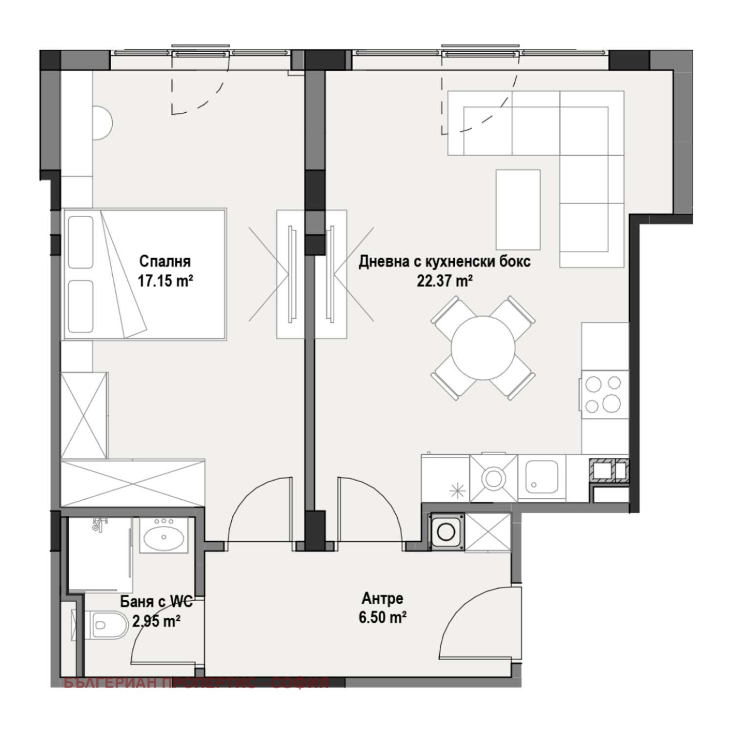 Продава 2-СТАЕН, гр. София, Витоша