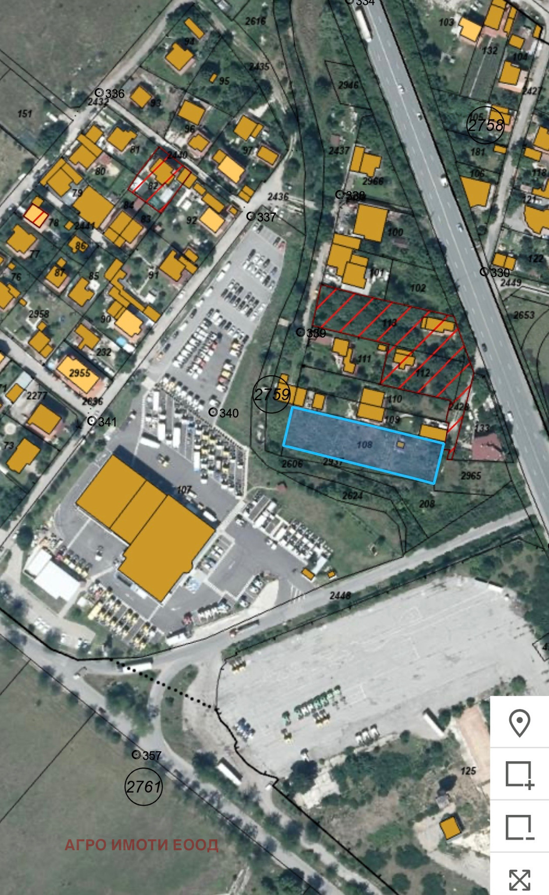 Продава ПАРЦЕЛ, гр. София, с. Волуяк, снимка 3 - Парцели - 54262506