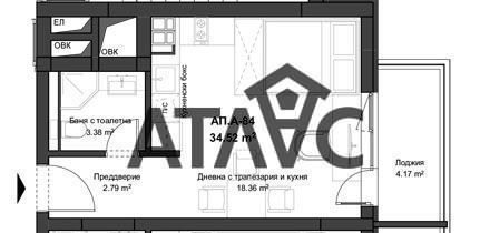 Продава 1-СТАЕН, гр. Пловдив, Въстанически, снимка 2 - Апартаменти - 47880969