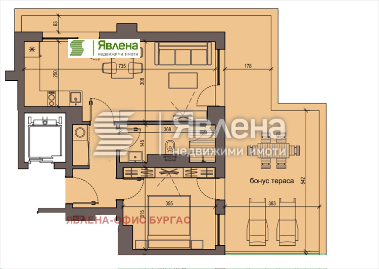 Продава  2-стаен град Бургас , Сарафово , 94 кв.м | 18608771 - изображение [4]