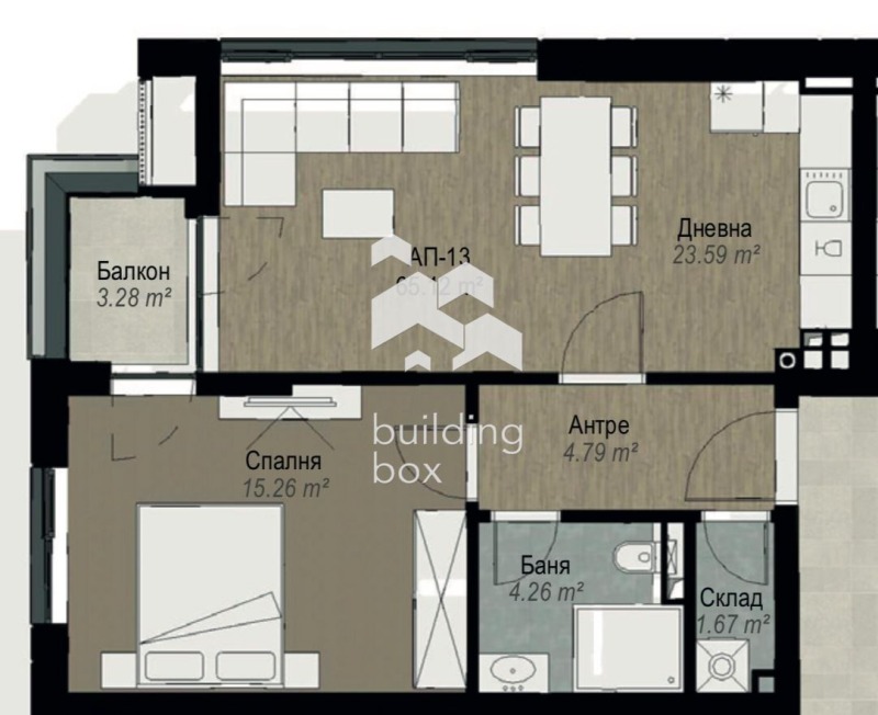 À vendre  1 chambre Sofia , Vitocha , 79 m² | 84076058 - image [7]