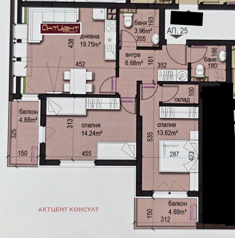 Продава 3-СТАЕН, гр. София, Павлово