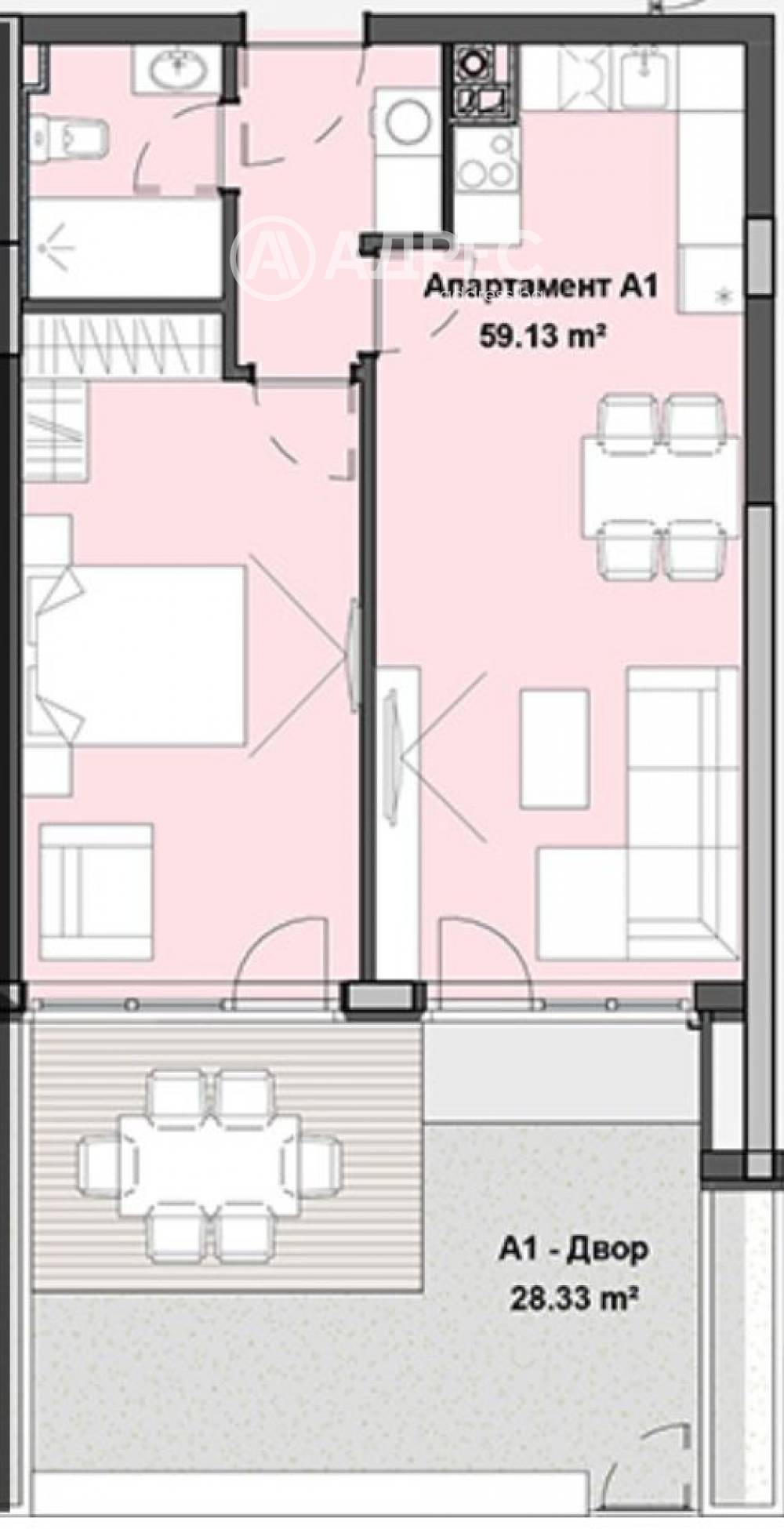 Продава 2-СТАЕН, гр. София, Кръстова вада, снимка 4 - Апартаменти - 54847577
