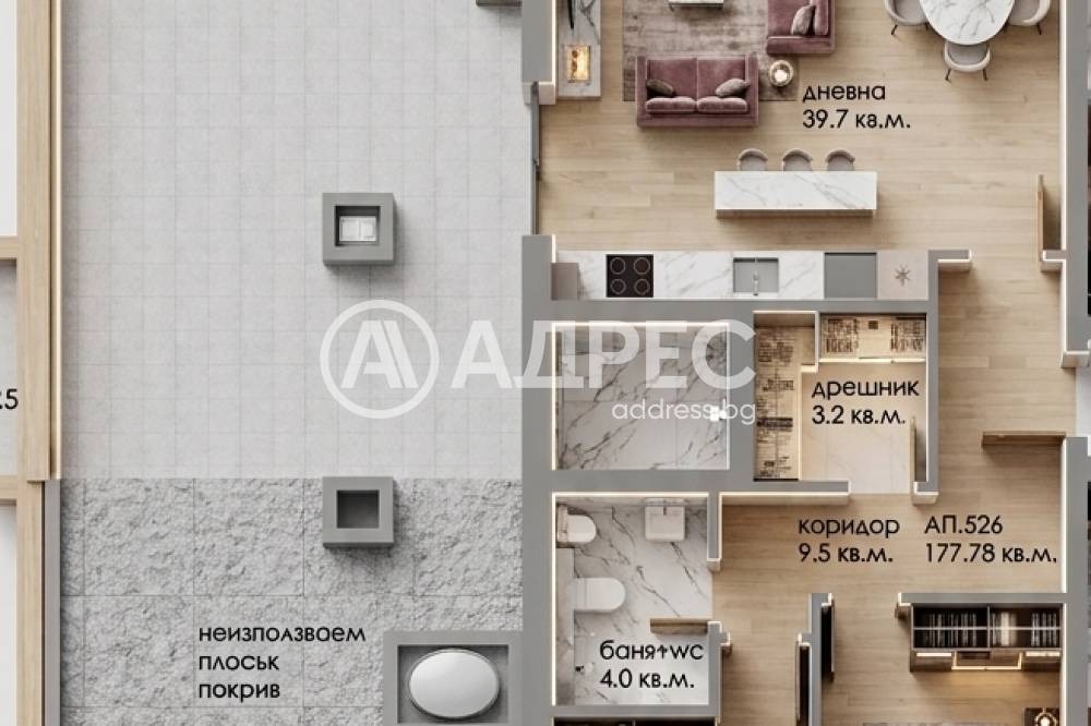 Продава 3-СТАЕН, гр. София, Дружба 2, снимка 6 - Апартаменти - 55690095