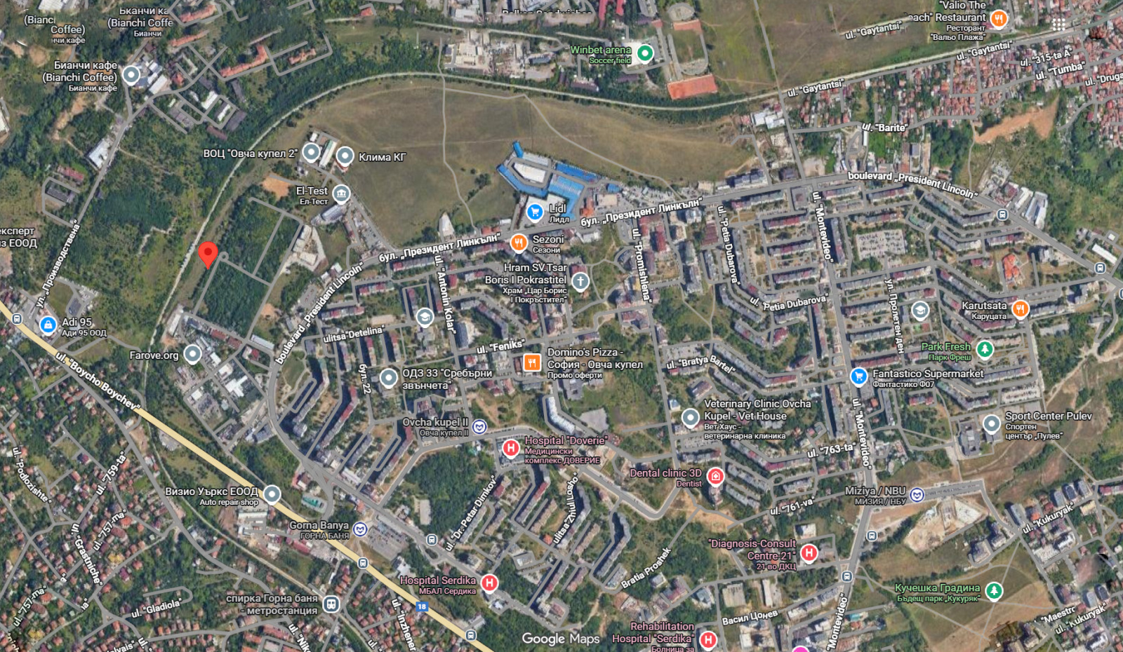 Продава ПАРЦЕЛ, гр. София, Овча купел, снимка 5 - Парцели - 55679996