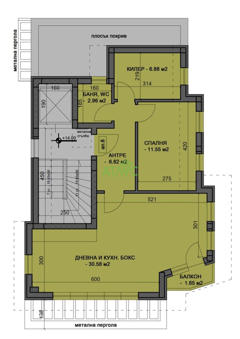 In vendita  1 camera da letto Plovdiv , Kiuchuk Parig , 89 mq | 13414132 - Immagine [2]