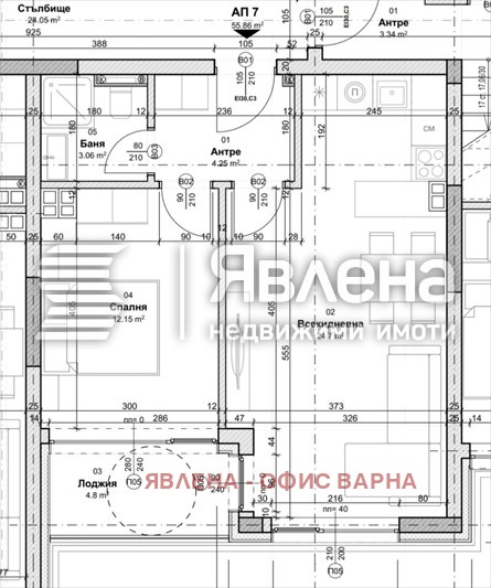 Продава 2-СТАЕН, гр. Варна, м-т Долна Трака, снимка 4 - Апартаменти - 54432523