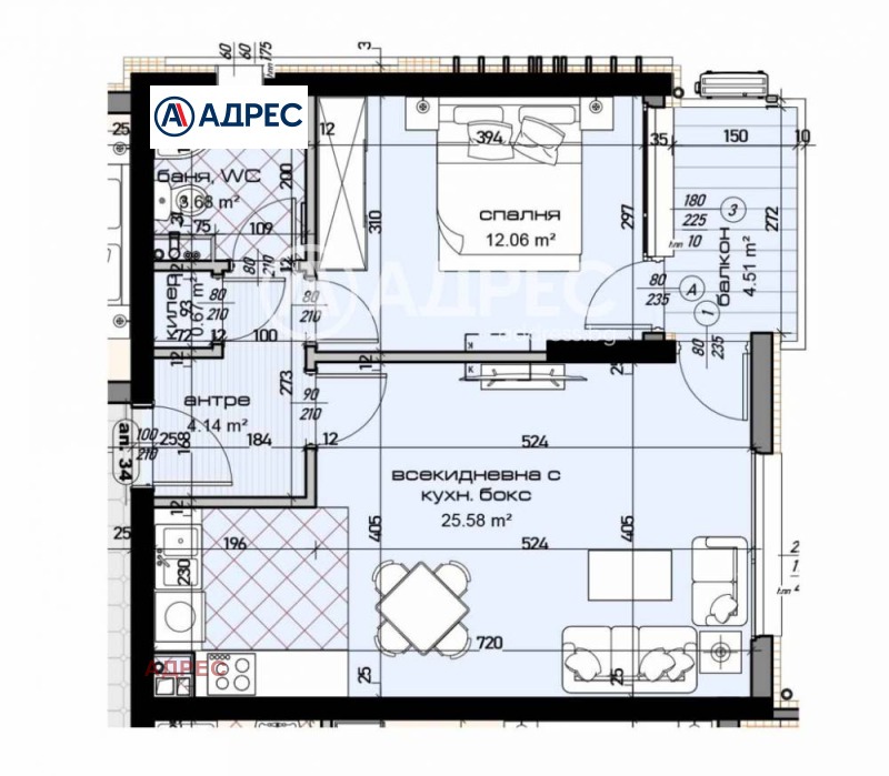 À venda  1 quarto Varna , Mladost 1 , 72 m² | 79065358