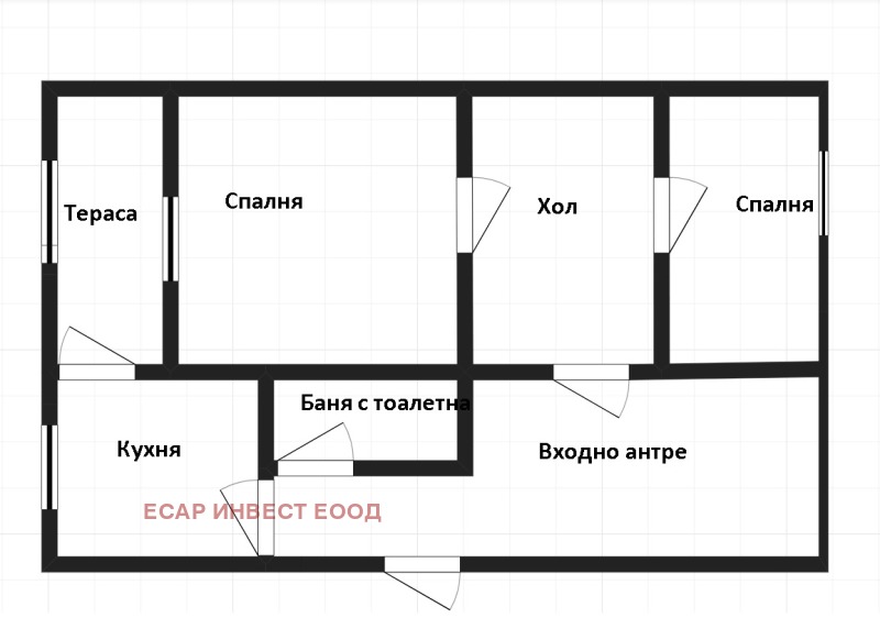 Na prodej  2 ložnice Sofia , Centar , 84 m2 | 97208350