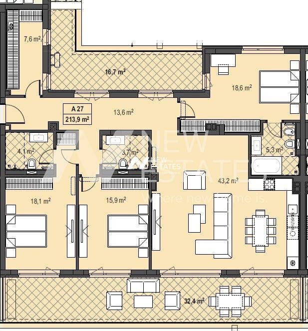 Продава 4-СТАЕН, гр. София, Бояна, снимка 2 - Апартаменти - 54983633