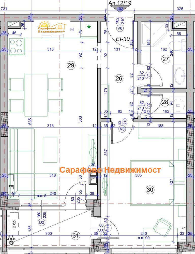 Продава 2-СТАЕН, гр. Бургас, Сарафово, снимка 3 - Aпартаменти - 47002368