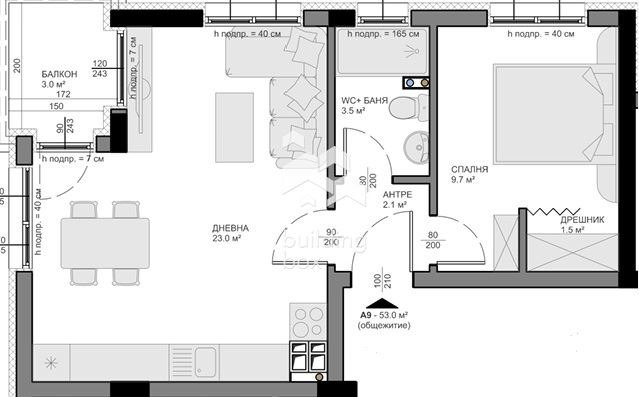 Продава  2-стаен град Варна , Владислав Варненчик 1 , 62 кв.м | 74210908