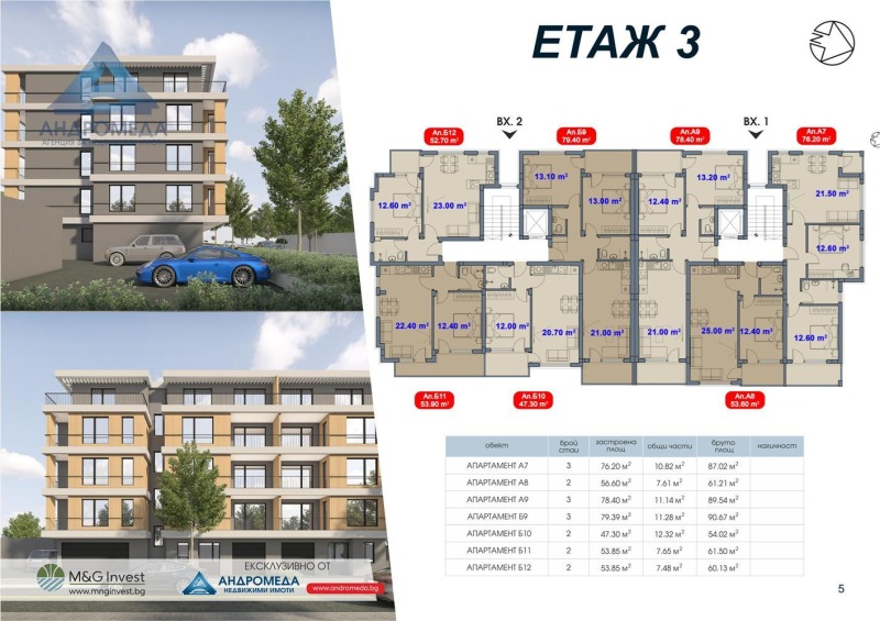 Eladó  2 hálószobás Pleven , Sirok centar , 90 négyzetméter | 71756169 - kép [3]