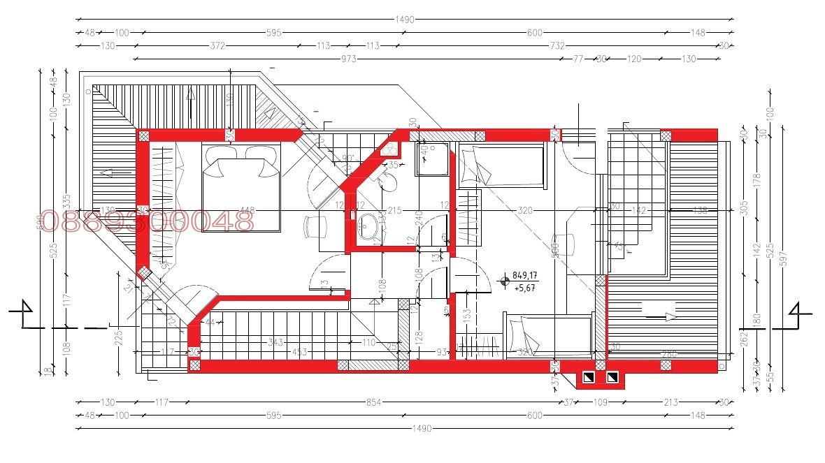 Продава КЪЩА, с. Люлин, област Перник, снимка 7 - Къщи - 54000595