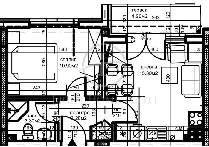 Продава  2-стаен град Пловдив , Христо Смирненски , 51 кв.м | 31513248 - изображение [6]