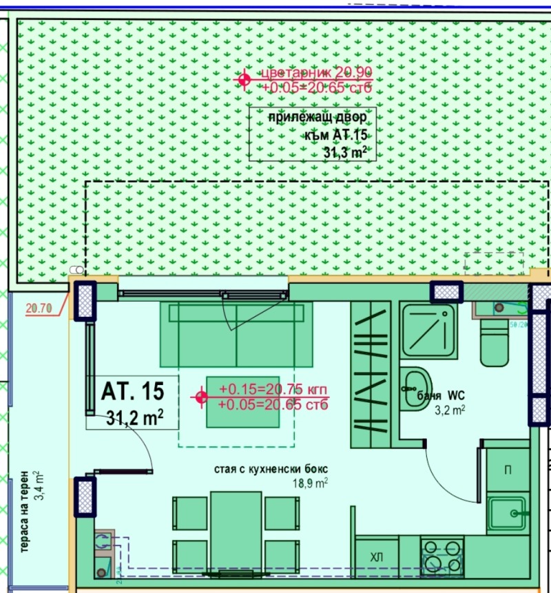 Продава 1-СТАЕН, гр. Приморско, област Бургас, снимка 8 - Апартаменти - 52313046