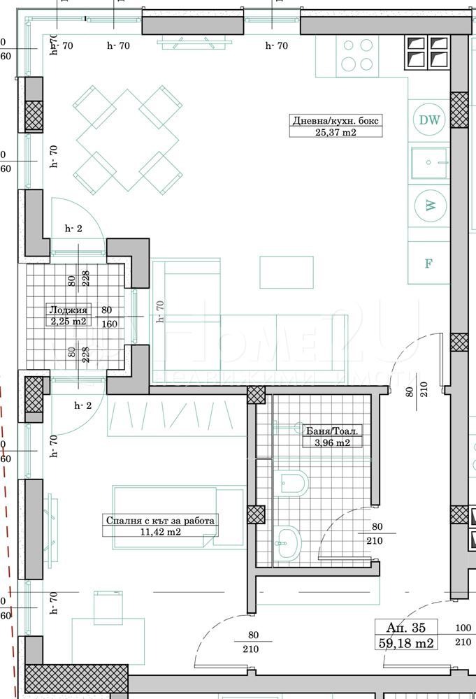 For Sale  1 bedroom Varna , Kaysieva gradina , 67 sq.m | 39693631 - image [4]