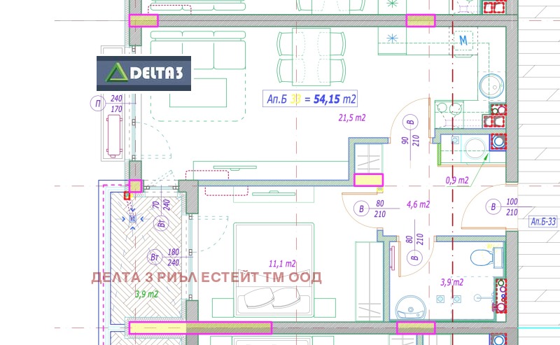 Te koop  1 slaapkamer Sofia , Malinova dolina , 65 m² | 48745957 - afbeelding [3]