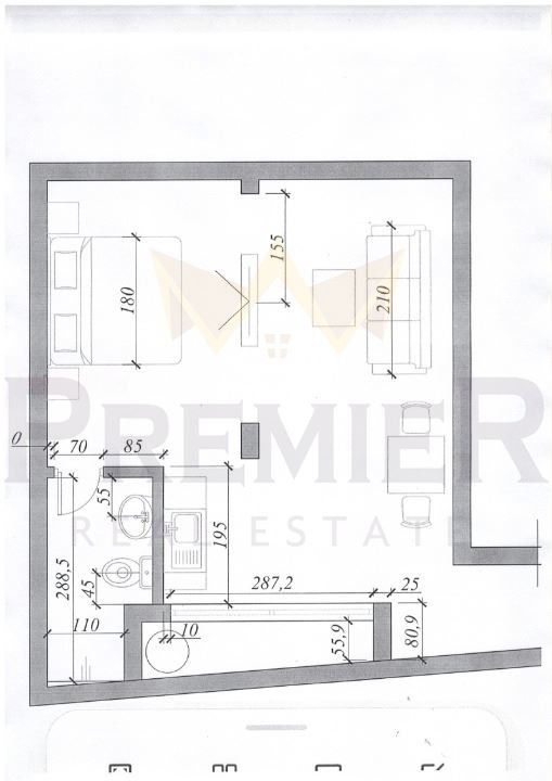 Продава 1-СТАЕН, гр. Варна, Погреби, снимка 4 - Апартаменти - 53993761