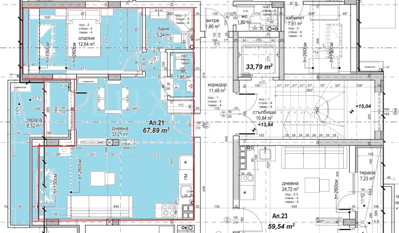 Na prodej  1 ložnice Sofia , Manastirski livadi , 77 m2 | 52626726 - obraz [3]