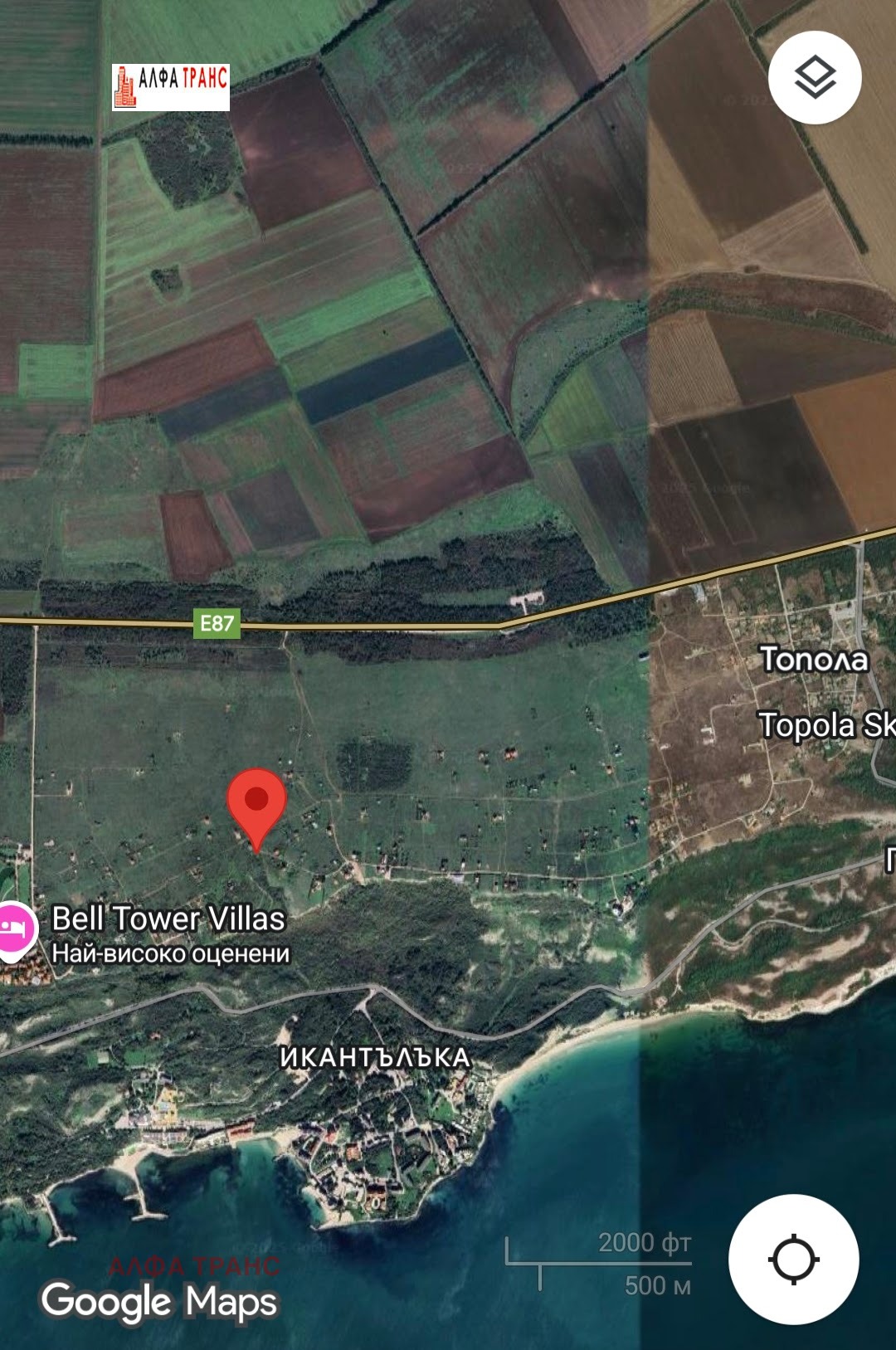 Продава ПАРЦЕЛ, с. Топола, област Добрич, снимка 9 - Парцели - 52556125