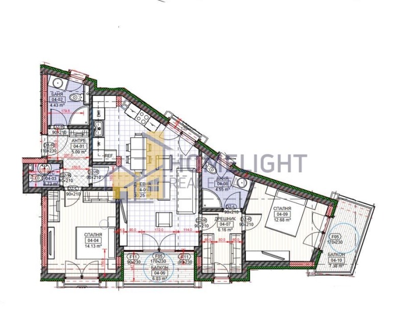 Продава 3-СТАЕН, гр. София, Манастирски ливади, снимка 9 - Aпартаменти - 48026614