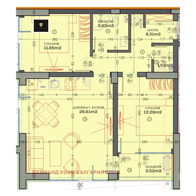 Продава  3-стаен град Пловдив , Тракия , 99 кв.м | 25481490 - изображение [2]