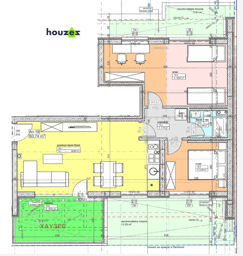 Eladó  2 hálószobás Sofia , Banisora , 106 négyzetméter | 12853578