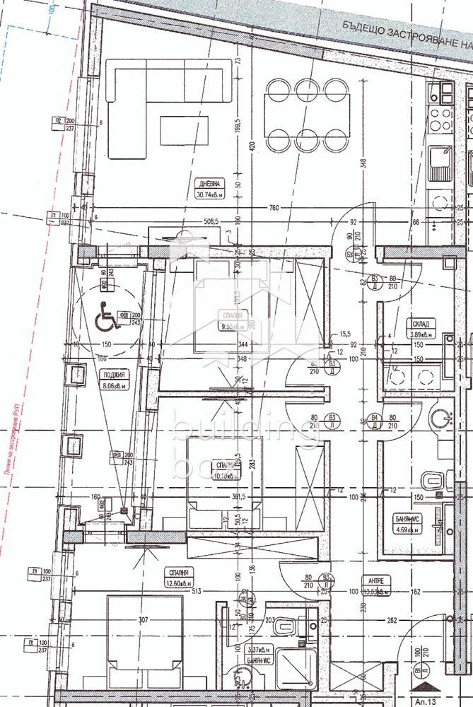 In vendita  3 camere da letto Sofia , Krastova vada , 137 mq | 68210902 - Immagine [5]