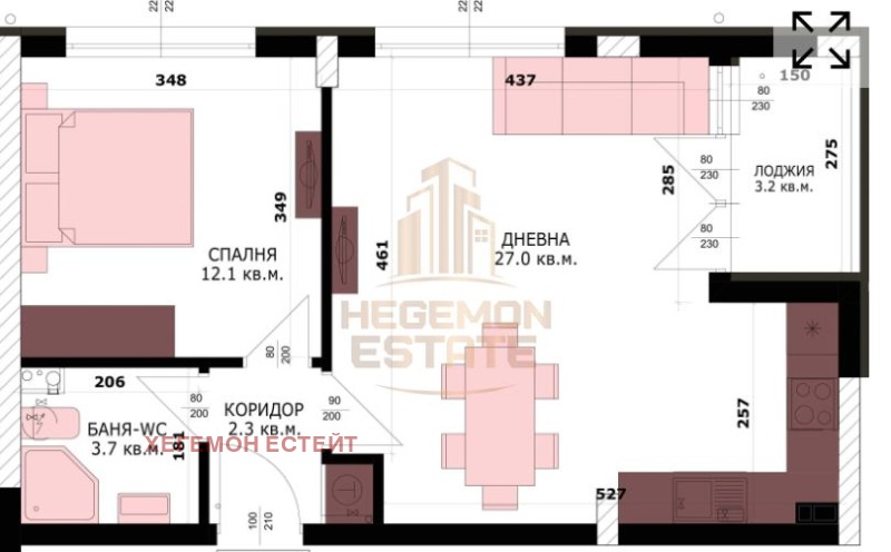 Продава  2-стаен град Варна , Кайсиева градина , 64 кв.м | 69883462