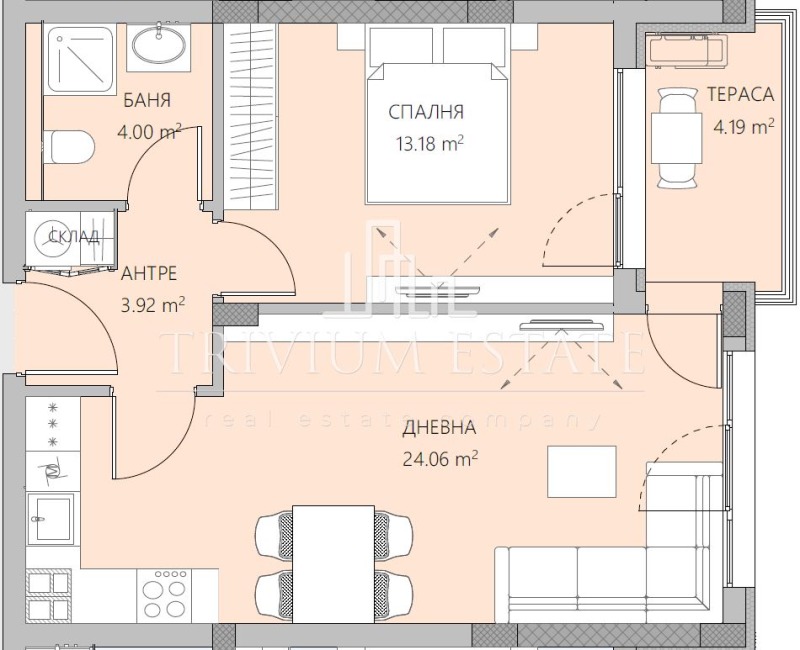 Продава 2-СТАЕН, гр. Пловдив, Остромила, снимка 3 - Апартаменти - 52835041