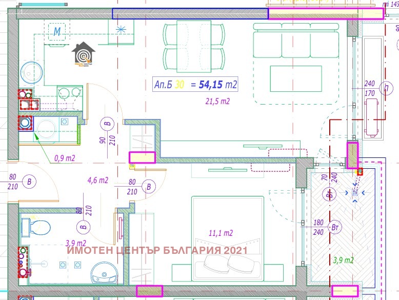 Продава 2-СТАЕН, гр. София, Малинова долина, снимка 2 - Апартаменти - 53259695