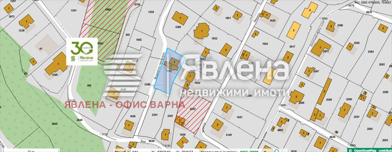 Продава ПАРЦЕЛ, гр. Варна, м-т Манастирски рид, снимка 2 - Парцели - 54417469