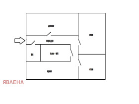 Продава 3-стаен град София Гоце Делчев - [1] 