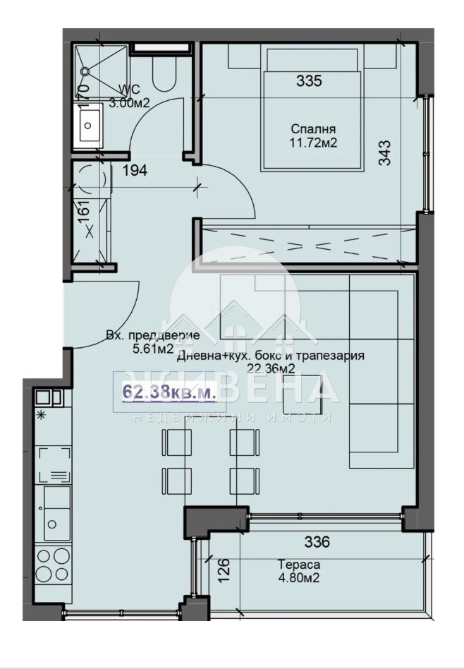 Продава 2-СТАЕН, гр. Варна, Свети Никола, снимка 3 - Апартаменти - 52612490
