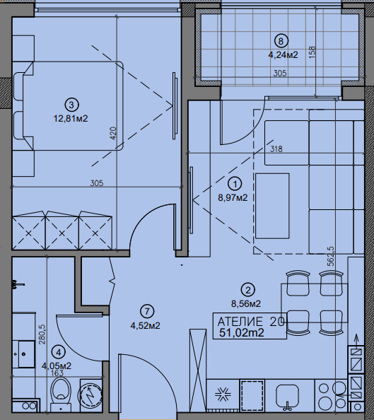Продава 2-СТАЕН, к.к. Слънчев бряг, област Бургас, снимка 2 - Апартаменти - 54167018
