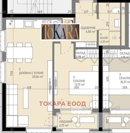 Продава 2-СТАЕН, гр. София, Банишора, снимка 3 - Апартаменти - 55790472