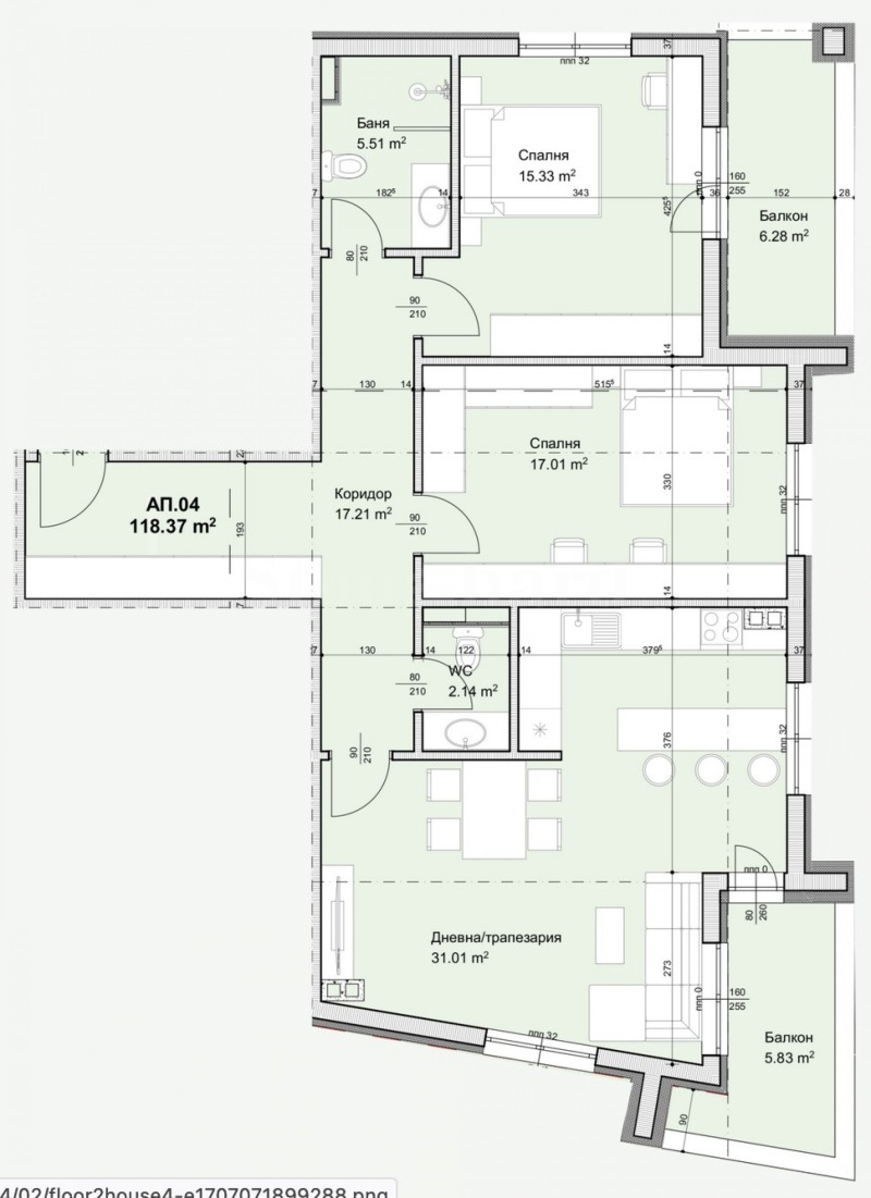 Продава 3-СТАЕН, гр. София, Драгалевци, снимка 2 - Апартаменти - 53112834