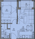 Продава  2-стаен област Бургас , к.к. Слънчев бряг , 57 кв.м | 60932259 - изображение [2]