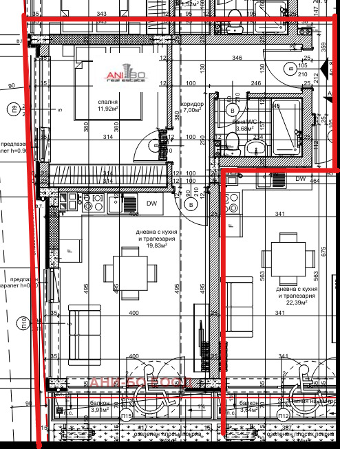 Satılık  1 yatak odası Varna , Briz , 67 metrekare | 72721292 - görüntü [4]