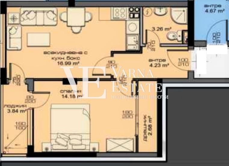 À venda  1 quarto Varna , Kaisieva gradina , 75 m² | 23249343 - imagem [7]