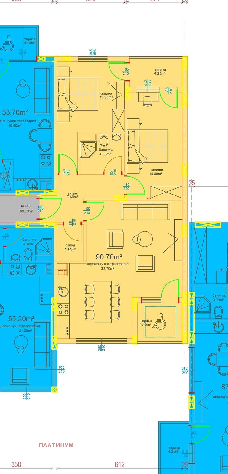For Sale  1 bedroom Burgas , Meden rudnik - zona D , 60 sq.m | 77209172 - image [17]